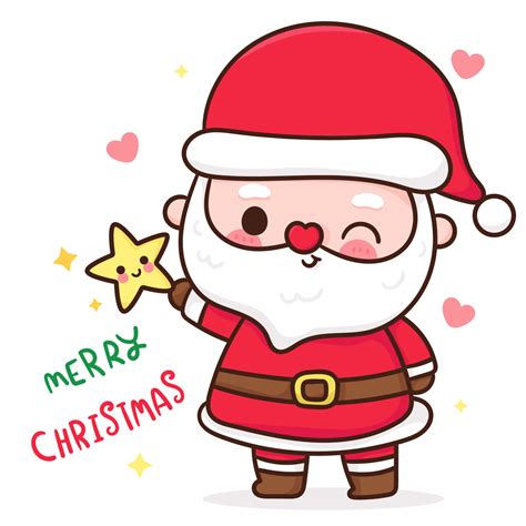 cute cartoon santa